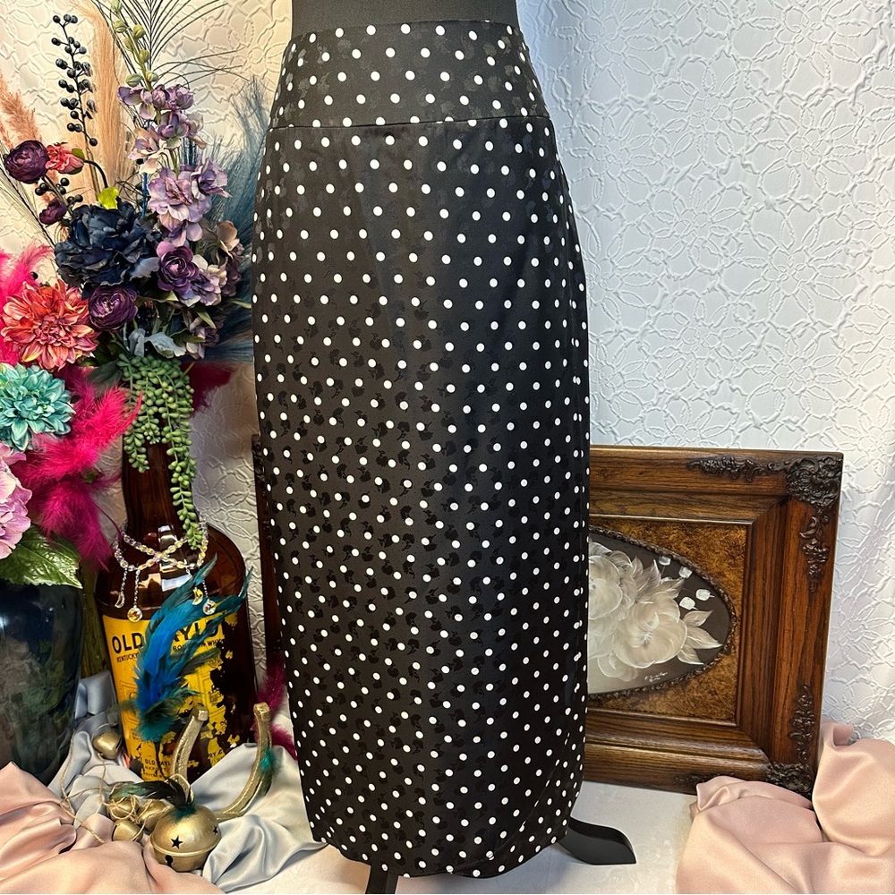Kate Spade ♠️ Polka Dot Maxi Skirt (2) ‼️NWOT‼️ - Picture 1 of 14
